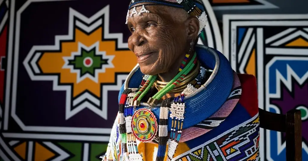 "Then I Knew I Was Good at Painting": Esther Mahlangu's Retrospective Exhibition Takes Center Stage+