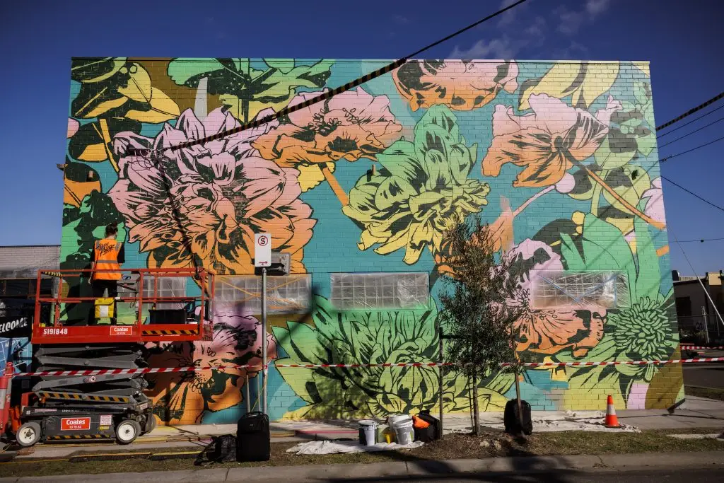 Wall to Wall Street Art Festival in Melbourne, Australia