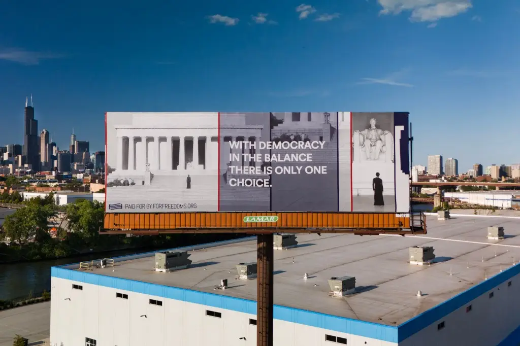 For Freedoms Stages Art Installations Around Democratic National Convention in Chicago