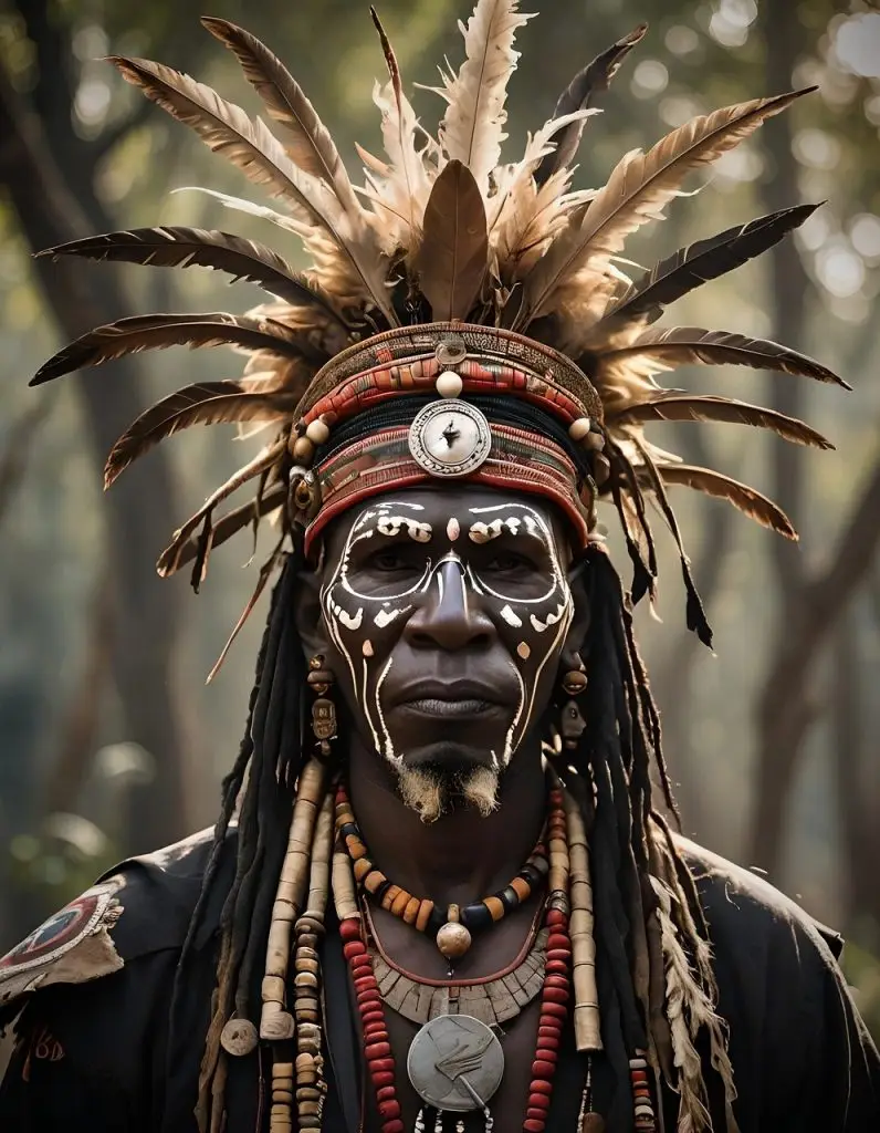 A portrait of a shamar. An example of an artwork that can be presented in the top art galleries in Africa