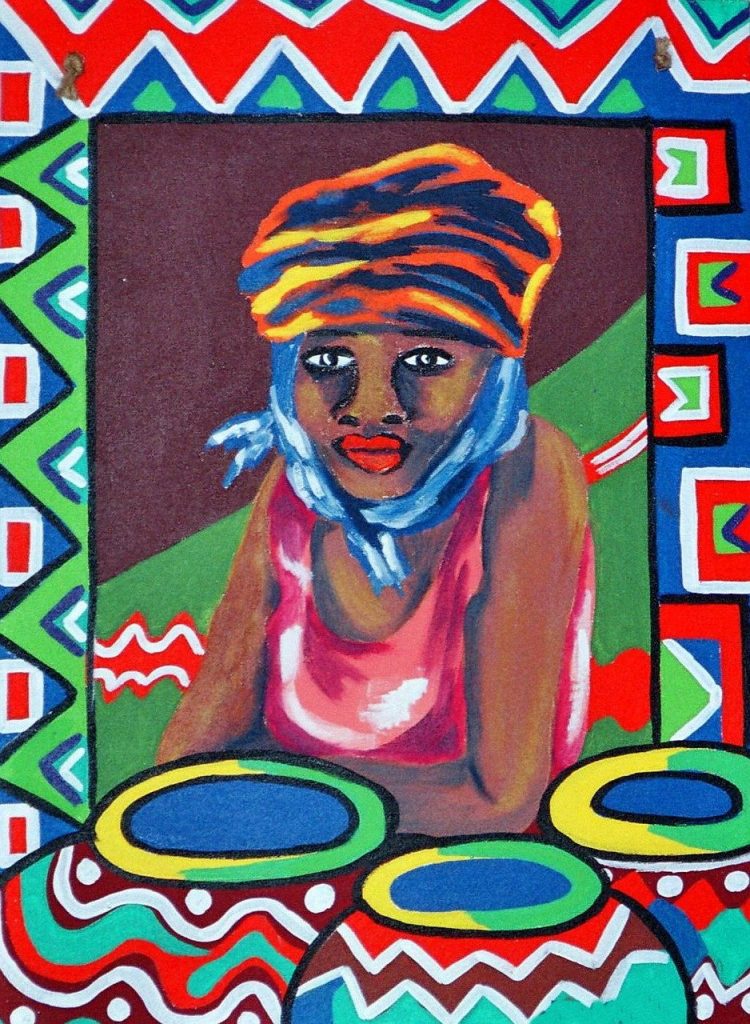 An african art work