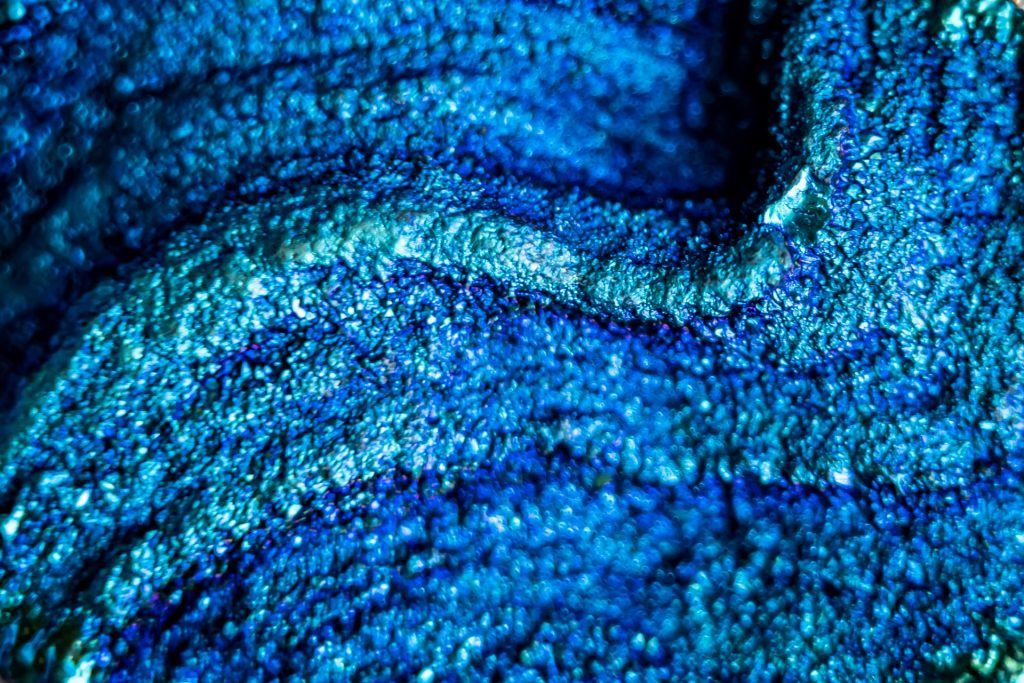 An abstract blue foto for illustrating the meaning of colors