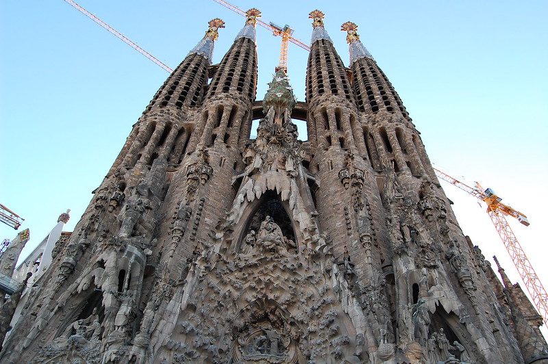 The Sagrada Família by Antoni Gaudí