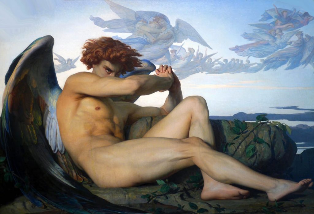 Alexandre Cabanel’s painting of Lucifer. The Fallen Angel