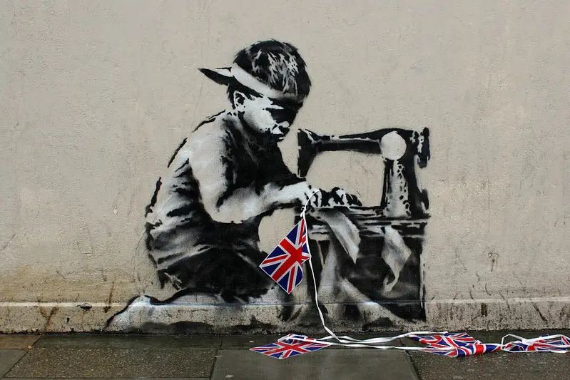 Banksy's Slave Labour Artwork