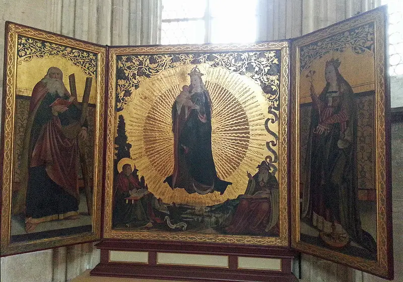 A religious tryptich