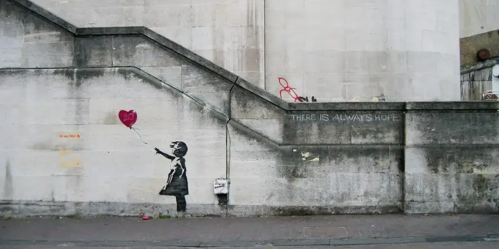 Banksy's Gril with a Balloon