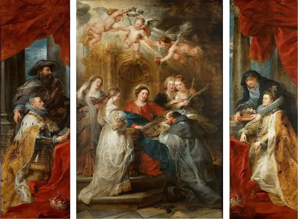 Triptych of St. Ildefonso by Peter Paul Rubens