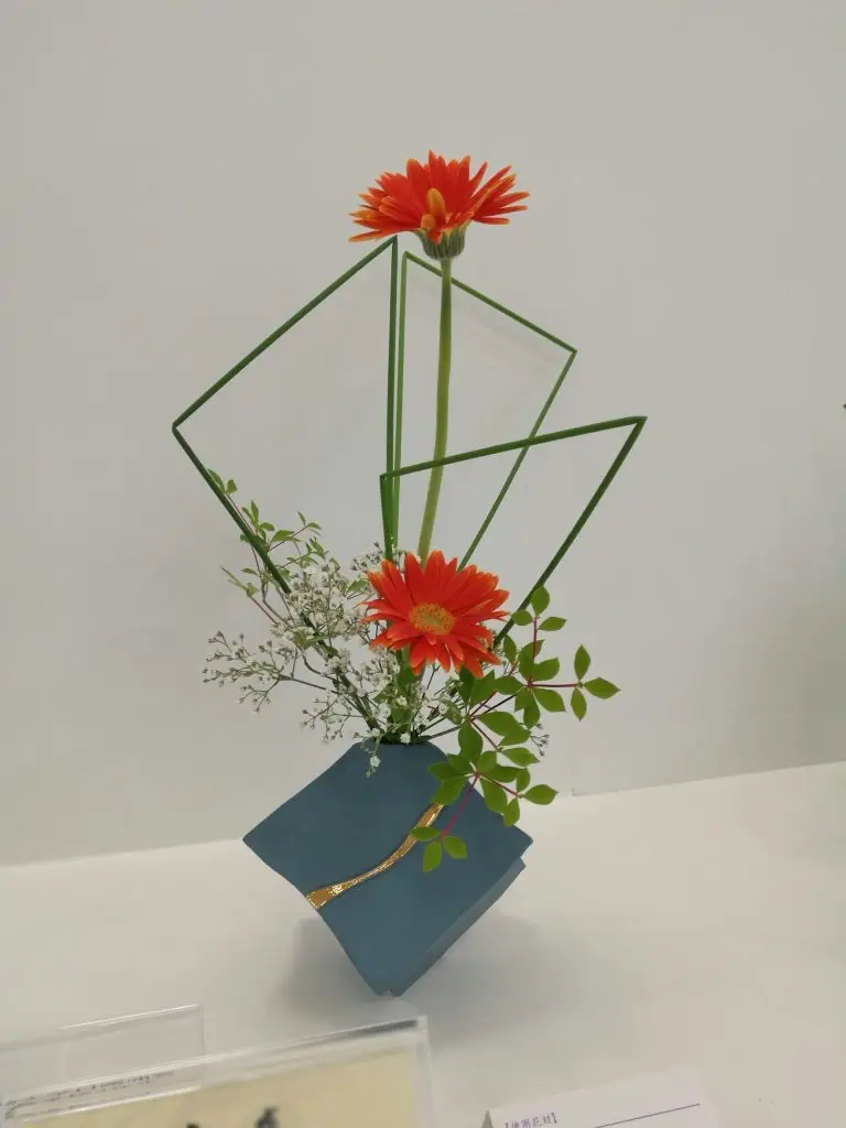 An ikebana artwork