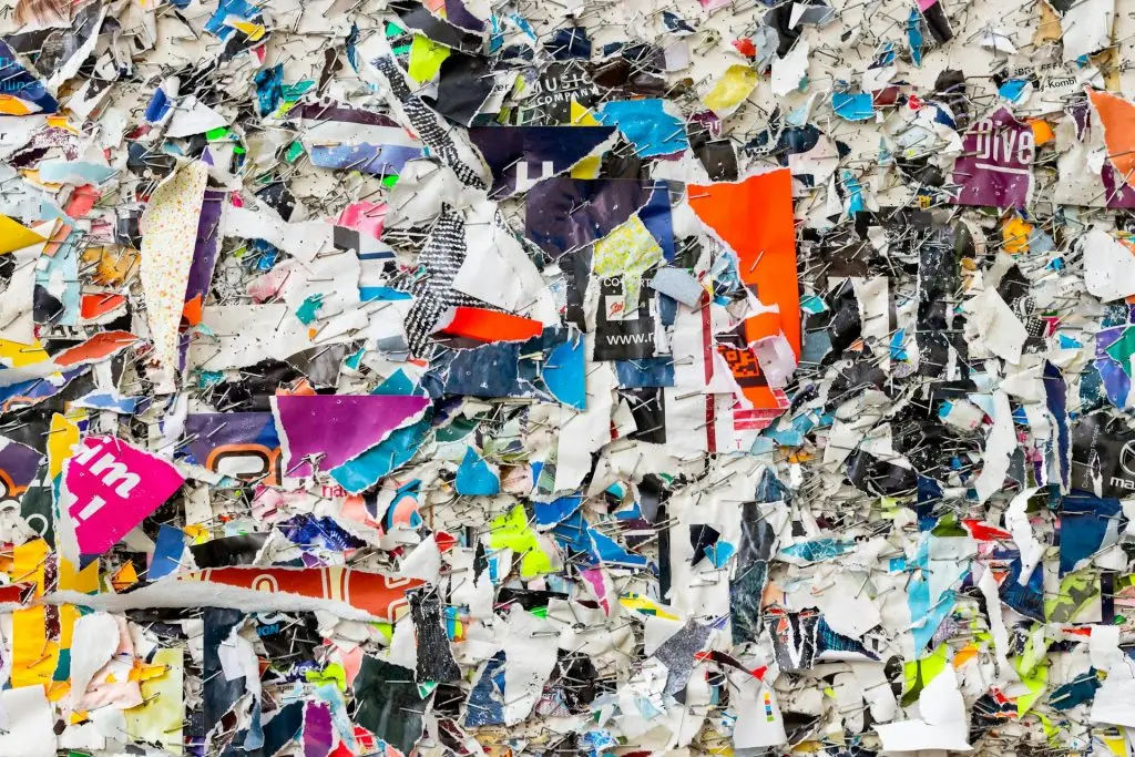 A collage artwork, representing crowdsourced art