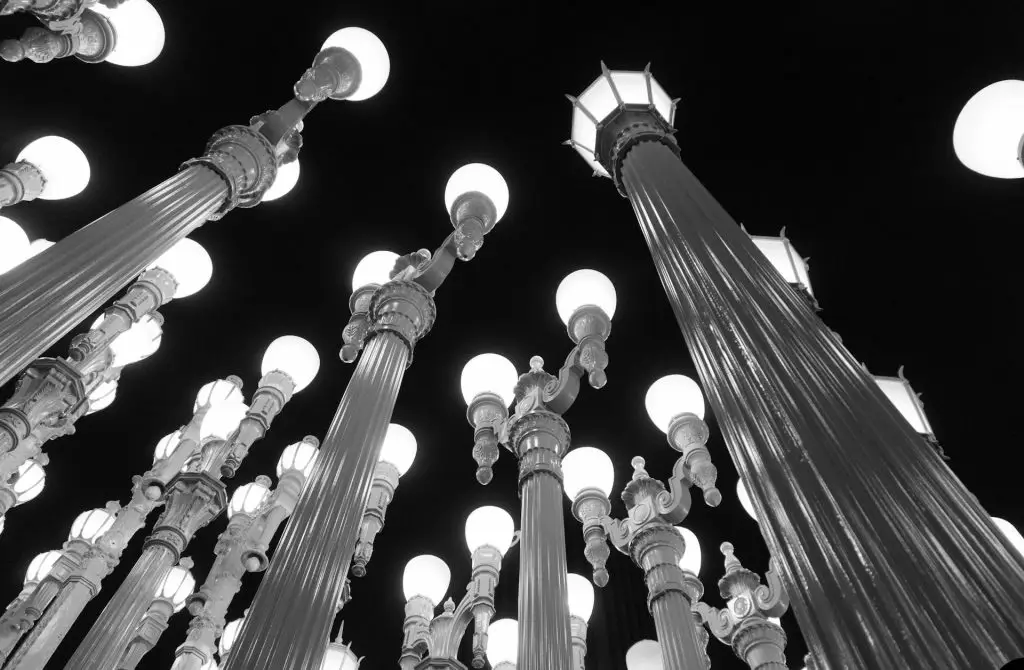 An art installation at LACMA