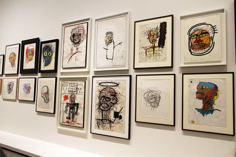 Basquiat paintings displayed in Paris