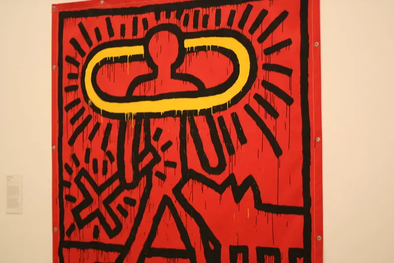 An artwork of Keith Haring