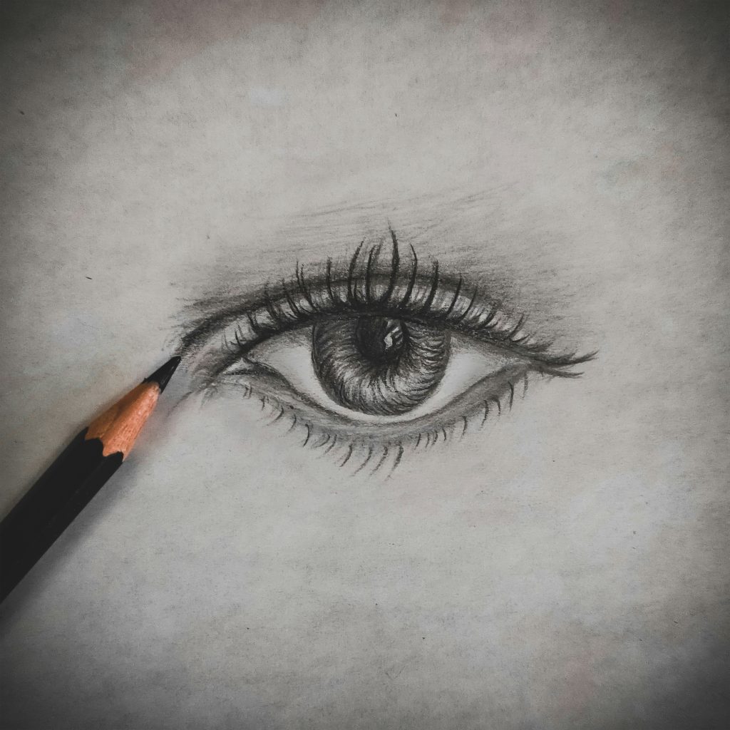 An eye drawing