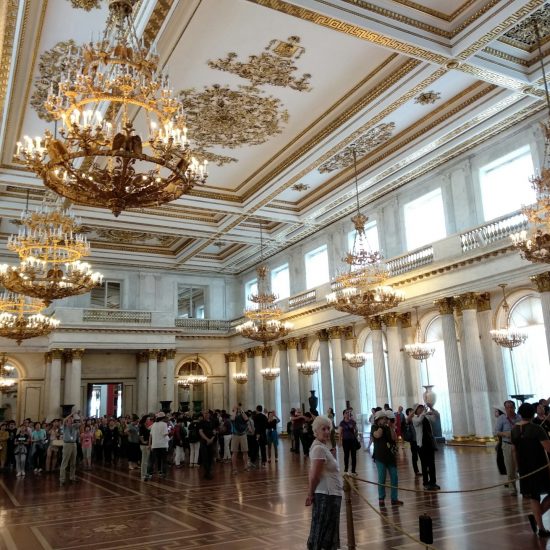 Interior of The State Hermitage Museum in Saint Petersburg, Russia