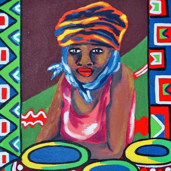 An african art work