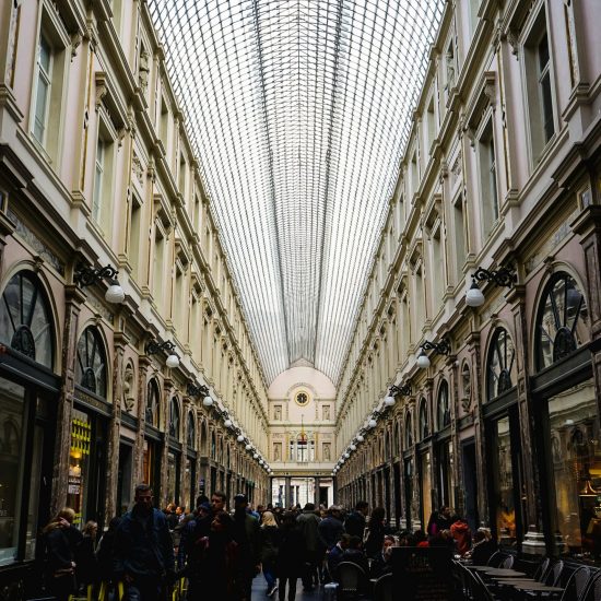 Enclosed hallway in Europe